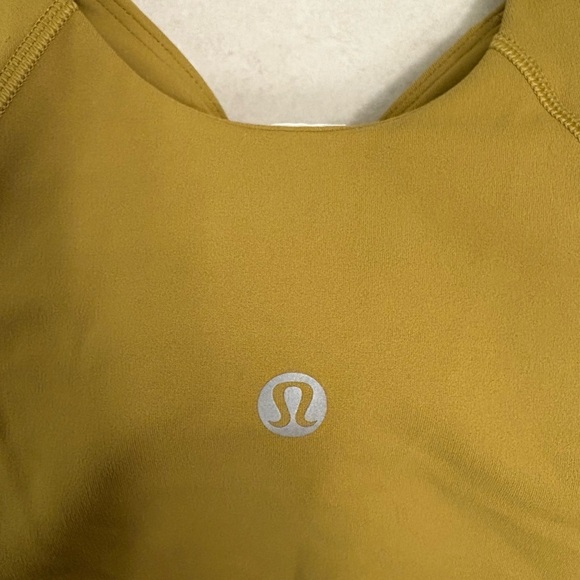 Lululemon Align Cropped Nulu Tank in Auric Gold Size 4 - Picture 7 of 9